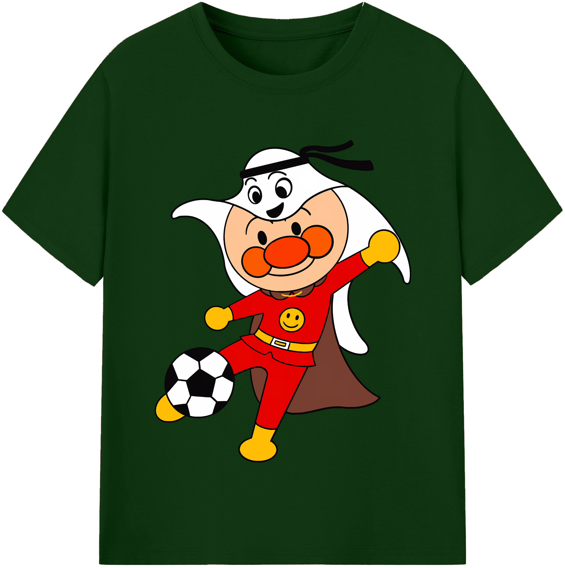 （画像用） アンパンマン Anpanman 綿100％半袖Tシャツ（フロントプリント）